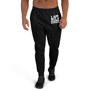 "I Am Not A Gang Member" Men's Joggers (Black)