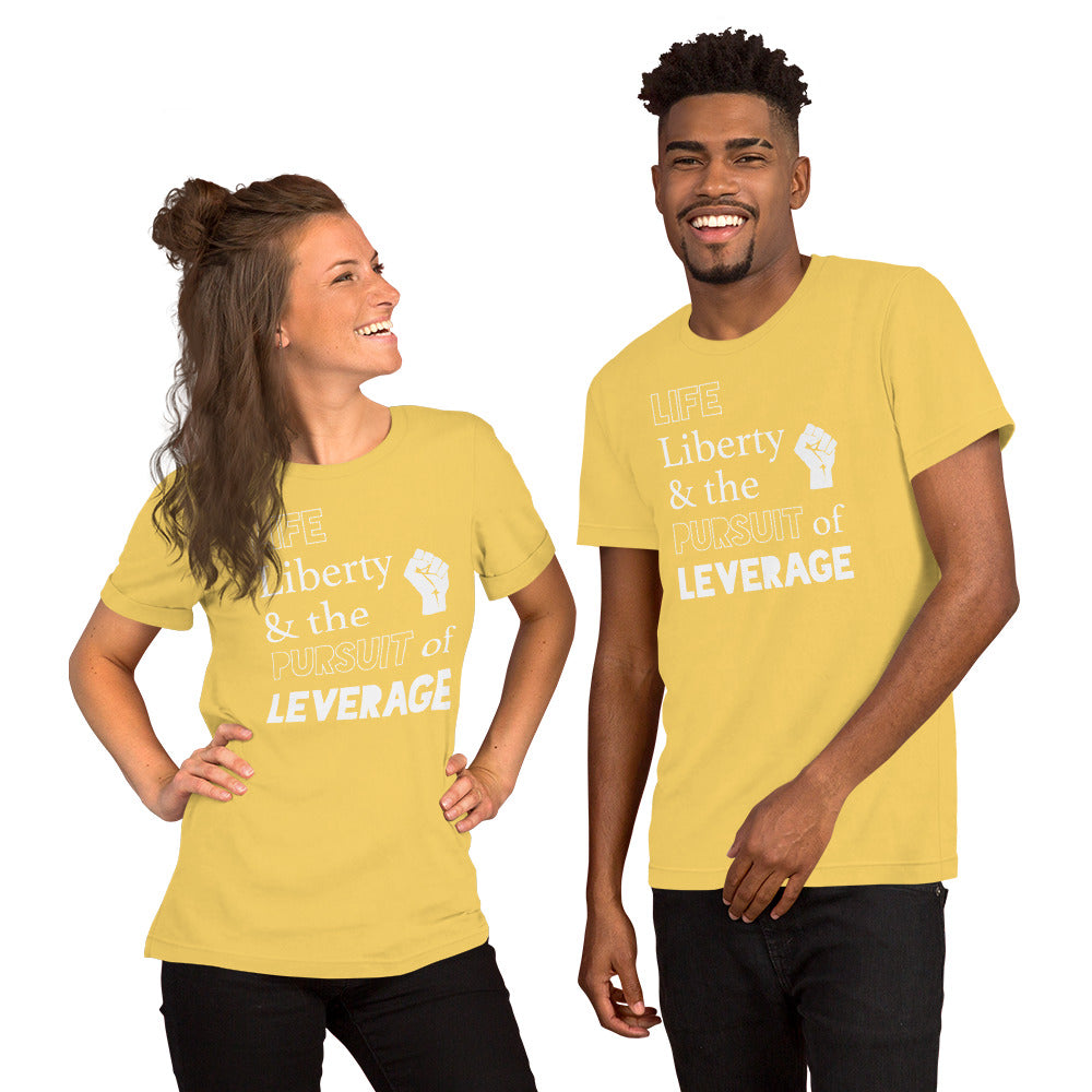 "Pursuit of Leverage" Short-Sleeve T-Shirt (Unisex)